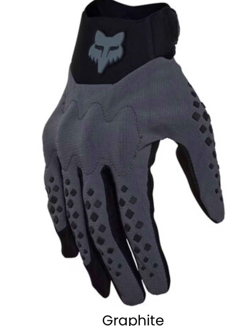 Fox Graphite Gray Men’s Grip Gloves